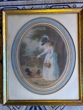 19th Century Colored Stipple Engraving George Morland, J. R. Smith London