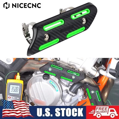 4-тактная защита трубы теплозащитный экран для Kawasaki KX250F KX450F KXF 250 450 - Изображение 1 из 4