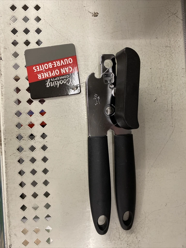 Cooking Concepts Black Plastic Grip Can Openers $6.99 FREE SHIPPING!! - Image 1 of 2