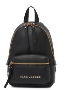 Marc Jacobs Black Genuine Leather Backpack Authentic NWT LAST ONE