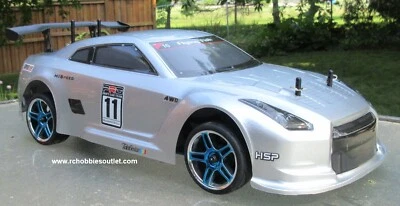 RC Brushless Electric Race Car HSP 1/10 Scale Pro LIPO 4WD 2.4G GTR - Image 1 of 4