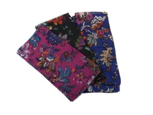 HALSTUCH TUCH DAMEN BLUMEN BLUMENMUSTER FLOWERS SCARF VERSCHIEDENE - Bild 1 von 9