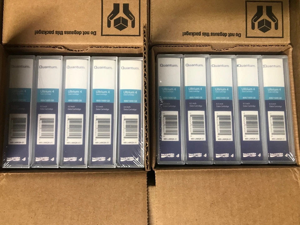 QUANTUM LTO4 Tape MR-L4MQN-01 (10 PACK) ULTRIUM /1800GB 1.6TB Storage -NEW - Image 1 of 1