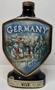Vintage 1970 Jim Beam GERMANY Decanter Kentucky Straight Bourbon Whiskey Empty - Picture 1 of 8