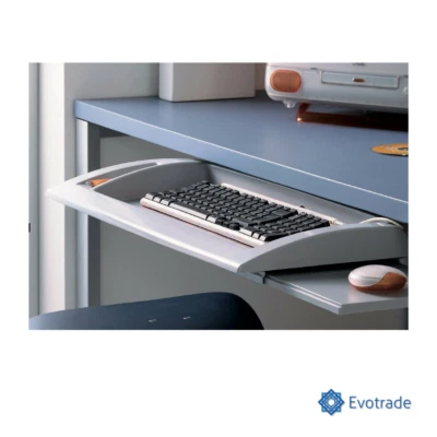 EVOTRADE Porta Tastiera Scorrevole Estraibile Con Portamouse Uso Professional o Gaming