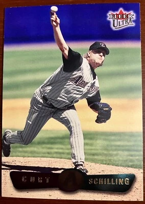 Tarjeta de béisbol 2002 Ultra #44 Curt Schilling Arizona Diamondbacks MLB Foto 1 de 2