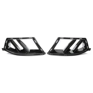 2x Dual Slats Dry Carbon Fiber Front Ducts Replacement For BMW G80 M3 G82 G83 M4 - Picture 1 of 8