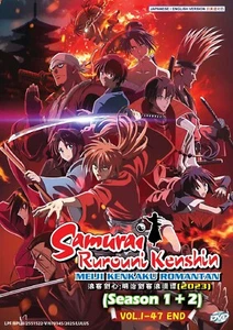 DVD Anime Samurai Rurouni Kenshin: Meiji Kenkaku Romantan Season 1+2 Vol.1-47End - Picture 1 of 4