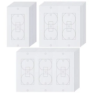 20 Pcs Wall Insulation Outlet Insulators Draft Sealers 20 Pack Electrical Outlet - Picture 1 of 8