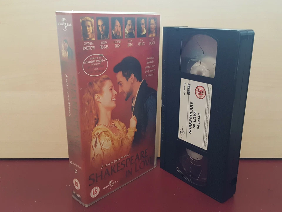 Shakespeare In Love - Colin Firth - Ben Affleck - PAL VHS Video Tape (T48) - Image 1 of 1