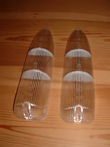 2x Trabant 601 Rücklicht Heckleuchte weiß-weiß Rückleuchtenglas Rücklichtkappe - Bild 1 von 1