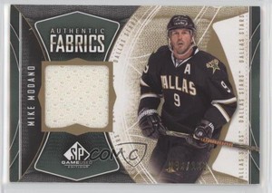 2009-10 SP Game Used Edition Authentic Fabrics Gold /100 Mike Modano #AF-MM HOF