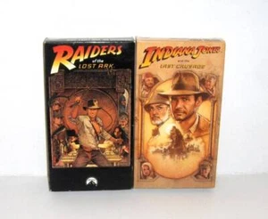 Raiders of the Lost Ark & Indiana Jones and the Last Crusade VHS Tapes Movie - Picture 1 of 3