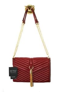 Neu mit Etikett Red Wine Collection Kette HALBSCHULTERTASCHE wandelbare Klappe INC Tasche  - Bild 1 von 9