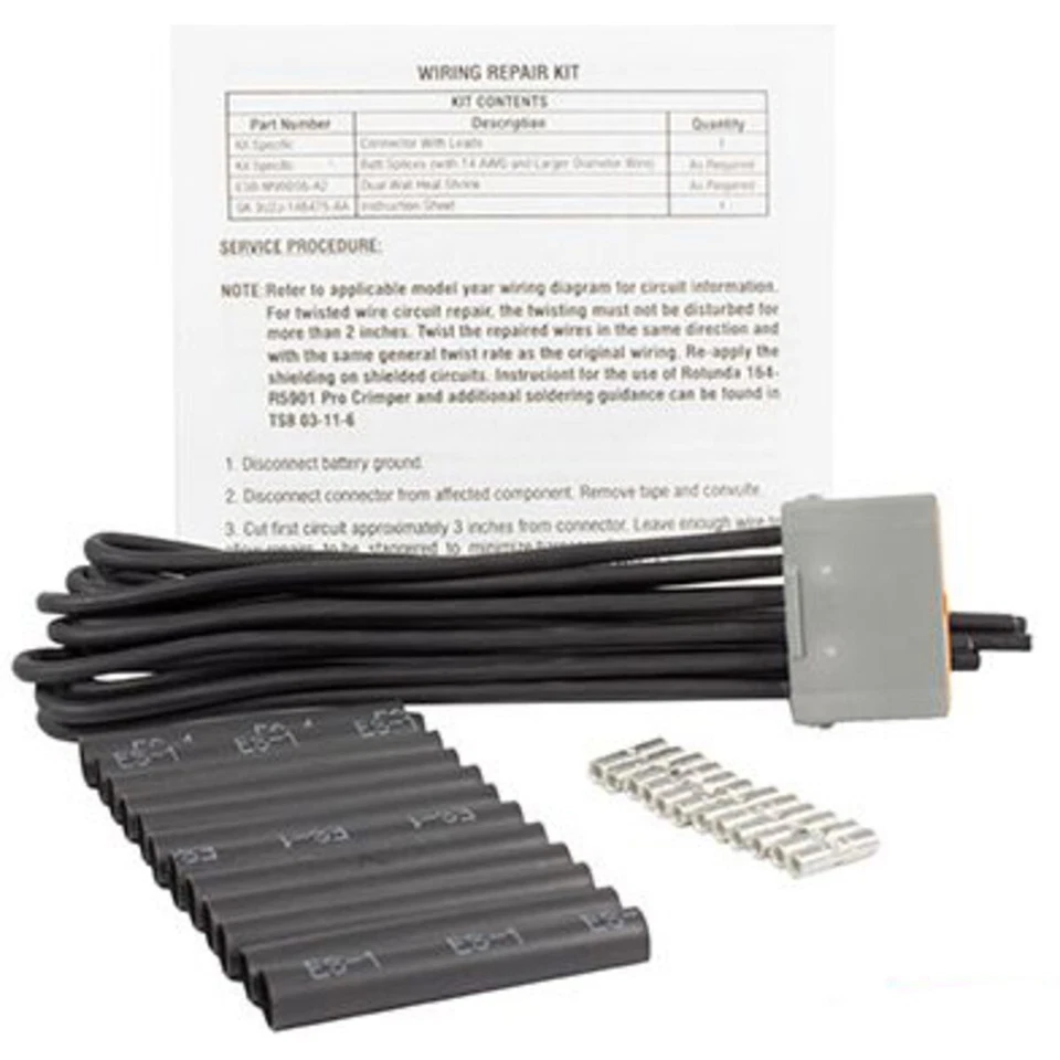 Электрический косичок WPT-396 Motorcraft передний со стороны водителя или пассажира для Fusion - Изображение 1 из 1