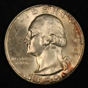 1950-D 25c Washington Quarter DDR FS-801 - Free Shipping USA - Picture 1 of 5
