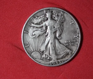 1943 - Medio dólar Walking Liberty #P28627 - Imagen 1 de 2