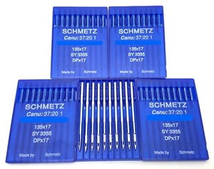 50 agujas industriales para caminar SCHMETZ 135X17 #16,18,19, 20,21 DPX17 SY3355 - Imagen 1 de 1