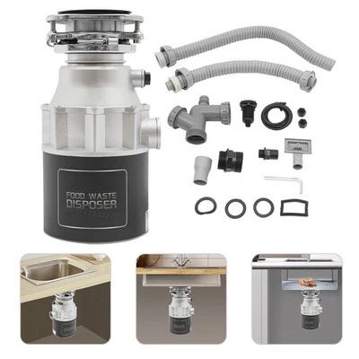 Tritatutto per rifiuti da cucina 560W 1,15L smaltitore rifiuti alimentari tritatutto - Immagine 1 di 4