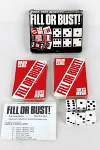 Fill Or Bust Card & Dice Game 1979 Bowman Games #11111 in Box * Complete - Picture 1 of 11