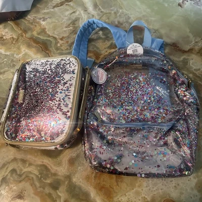 Mochila y lonchera de confeti para fiestas Foto 1 de 4