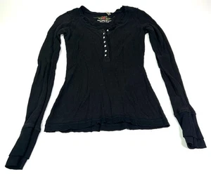 Twisted Heart Damen Henley Größe Small schwarze Flügel am Rücken - Bild 1 von 7