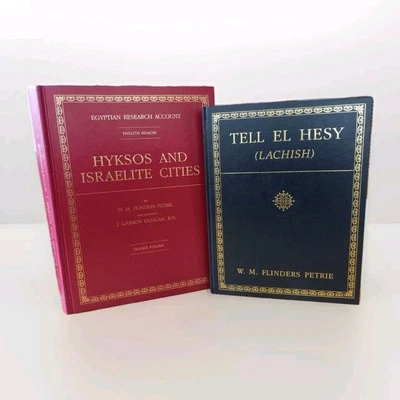 Tell el Hesy, Hyksos & Israelite Cities, 2 Volumes, Petrie, Ancient Egypt, HB - Image 1 of 4