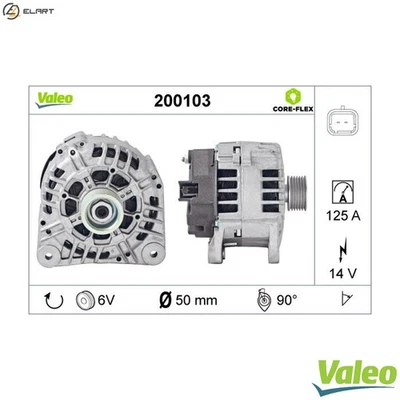 ALTERNATOR 200103 FOR RENAULT MASTER/II/Platform/Chassis/Van/Bus LAGUNA/Sport - Image 1 of 4