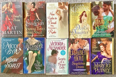 Лот (10) Различные Исторические Романтические PB (Putney Alexander Kleypas MacLean и т.д.)  - Изображение 1 из 4