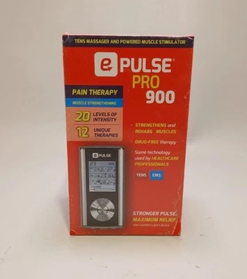 E PULSE PRO 900 TENS MASSAGER & POWERED MUSCLE STIMULATOR SEALED NIB FDA Approve - Image 1 of 4