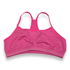 Maidenform Womens Girls Sports Bra Size Medium Pink 30 - Picture 1 of 3