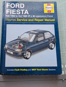 Ford Fiesta Mk3 (Petrol Inc. XR2i & RS Turbo, ) Haynes Workshop Manual 1989-1995 - Picture 1 of 10