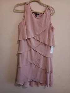 SLNY Dress, Women’s Size 14, Layered Sleeveless, Formal, NWT $89 - Picture 1 of 5