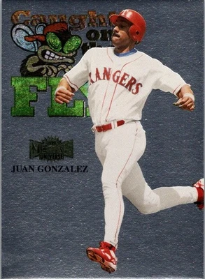 Skybox Metal Universe 1999 - Atrapado sobre la marcha Juan González #237 Foto 1 de 2