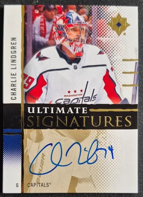 2024-25 Ultimate Collection Ultimate Signatures Charlie Lindgren #US-CL - Image 1 of 2
