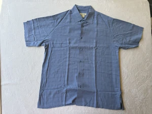 Joseph & Feiss Mens Blue Button Dress Shirt XL short sleeve casual - Picture 1 of 5