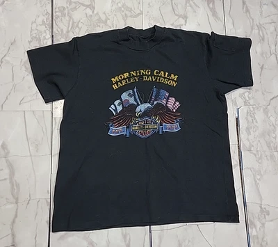 Vintage Harley Davidson Shirt Single Stitch Men's XL Okinawa Korea Philippines - Image 1 of 4