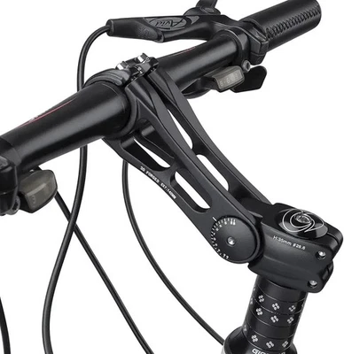 Adjustable Mountain Bike Stem, MTB Road Bicycle Fork Handlebar Riser 145mm - Image 1 of 4