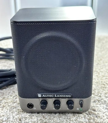 ALTEC LANSING. 251 Black RIGHT FRONT Satellite Speaker. Wired Cable -  No Stand. - Image 1 of 4