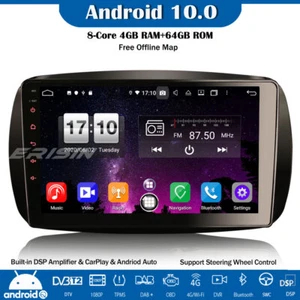 Android 10.0 Car Stereo For Mercedes-Benz Smart DSP Wifi DVR SatNav DAB+CarPlay - Picture 1 of 12