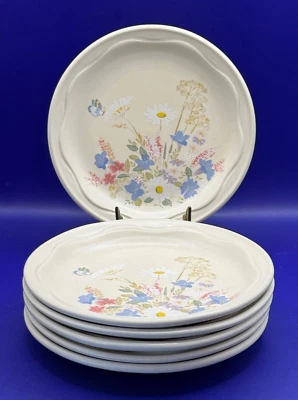 X6 P00LE POTTERY SPRINGTIME SIDE PLATES - Image 1 of 4