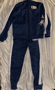 NBA Offical Blue 2 Piece Tracksuit Kids 14 - 16 - Picture 1 of 8