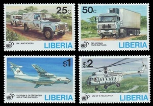 Liberia 1995 - Mi-N.o 1643-1646 ** - Estampillada sin montar o nunca montada - transporte - Imagen 1 de 1