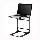 LS-10 Laptop Stand DJ Producer Foldable Solid Steel Black Lightweight dvs