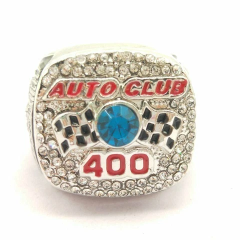 Ring of 2015 Nascar Auto Club International Speedway Race Souvenir Memory Rings Cover