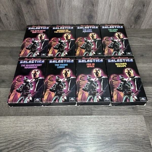 Battlestar Galactica (1970er TV-Serie) VHS-Set, 8 Bänder, Science Fiction - Bild 1 von 5