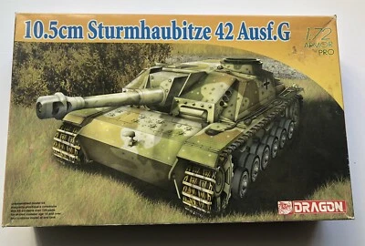 Dragon Model 7284 Sturmhaubitze 42  10,5cm Ausf.G 1/72 RARE - Photo 1/4