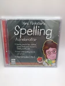 TOPICS MRS. FLINKSTER'S SPELLING ACCELERATOR FOR GRADES 1-5 (WIN MAC CD ROM) NEW - Picture 1 of 2