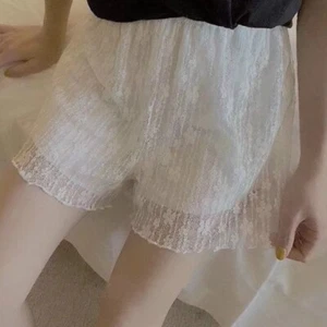 Women Lace Underwear Shorts Knickers Petticoat Mesh Underpants Safty Floral - Picture 1 of 10