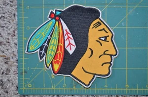 Chicago Blackhawks NHL Vintage Throwback Hockey Jersey Shoulder Jacket Patch - Picture 1 of 1